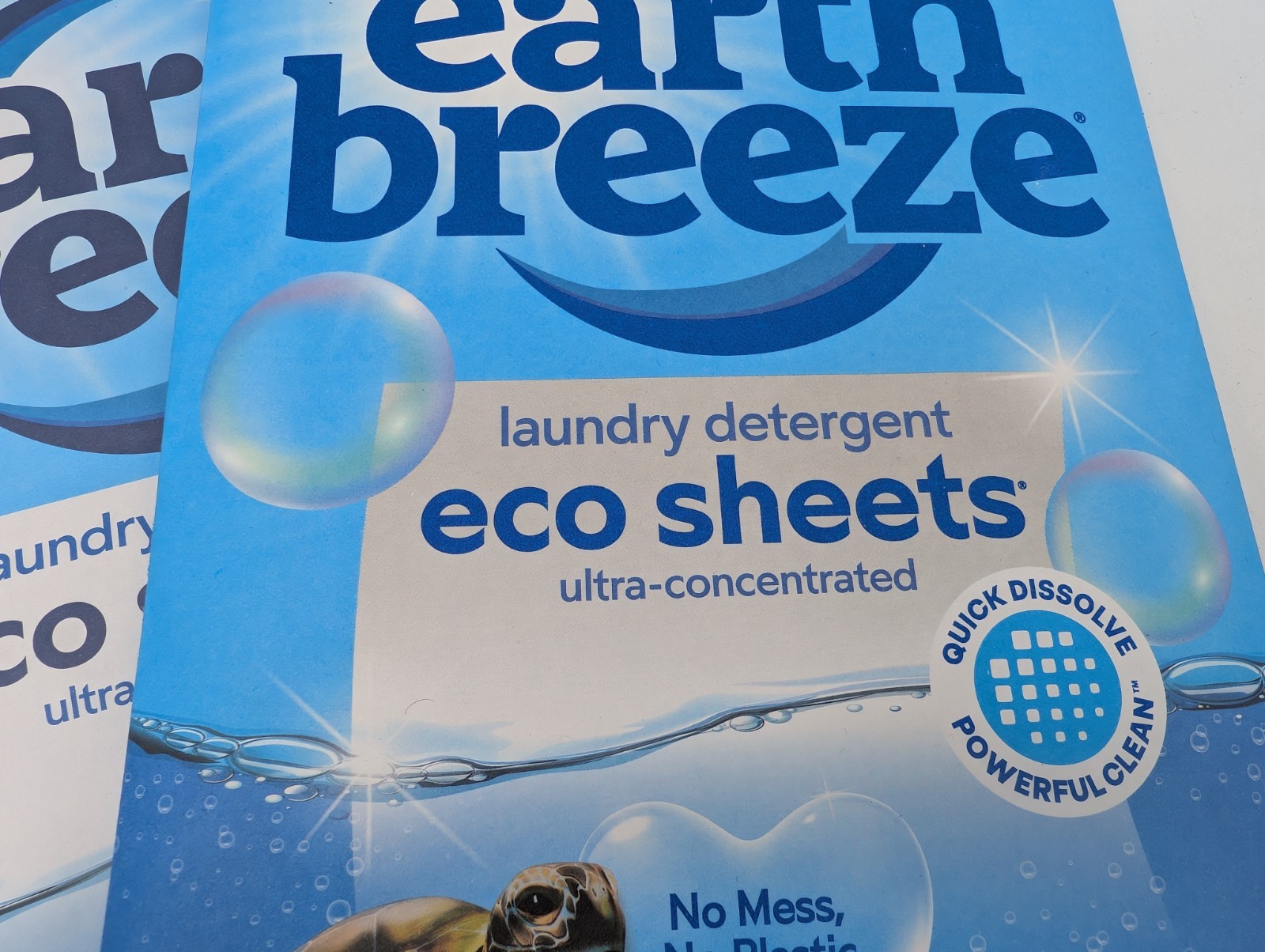 (Lot of 3) Earth Breeze Laundry Detergent Eco-Sheets 180-Loads Total Fresh Scent