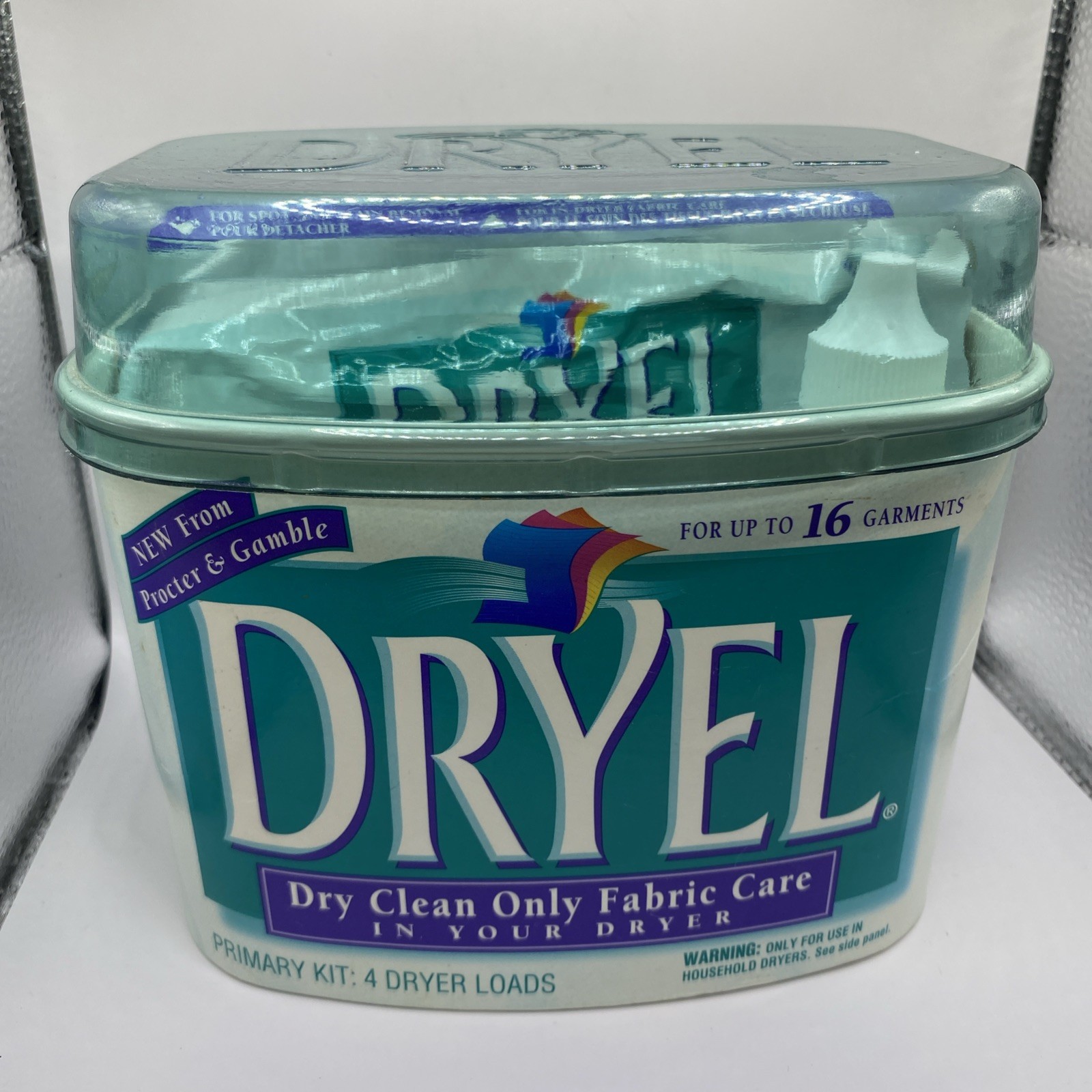 Dryel Dry Clean At Home Starter Kit 4 Loads Cloths Pads Bag Stain Remover