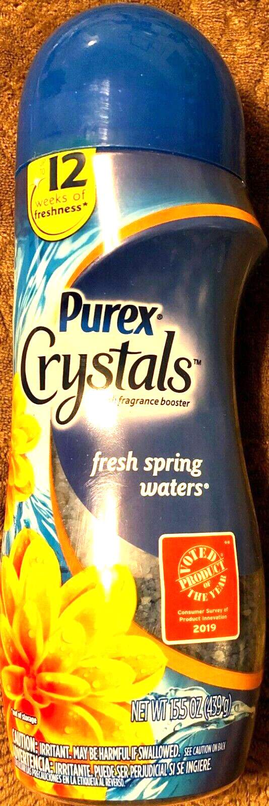 Purex Crystals In-Wash Fragrance Booster – Fresh Spring Waters – 15.5 OZ