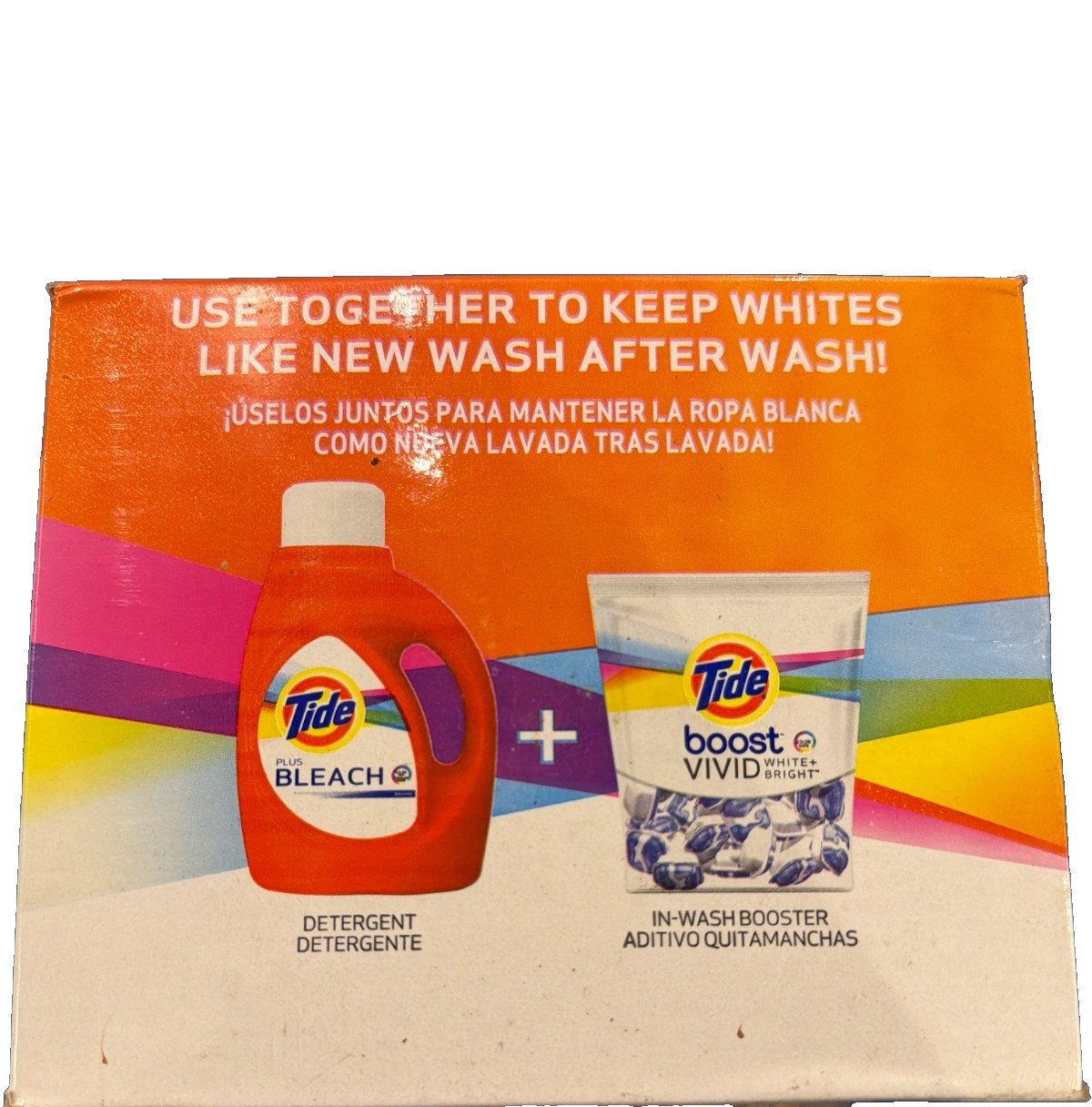 Tide Vivid White + Bright Bleach Laundry Detergent Powder 21 oz 12 Loads