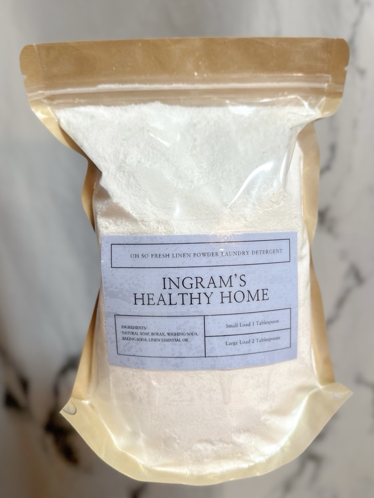 Homemade Toxic Free Laundry Detergent. Fresh Linen Scent. Up To 88 Loads!