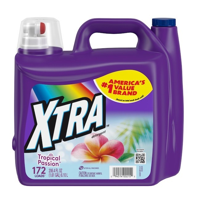 XTRA Tropical Passion HE Laundry Detergent 172 Loads 206.4 -fl oz
