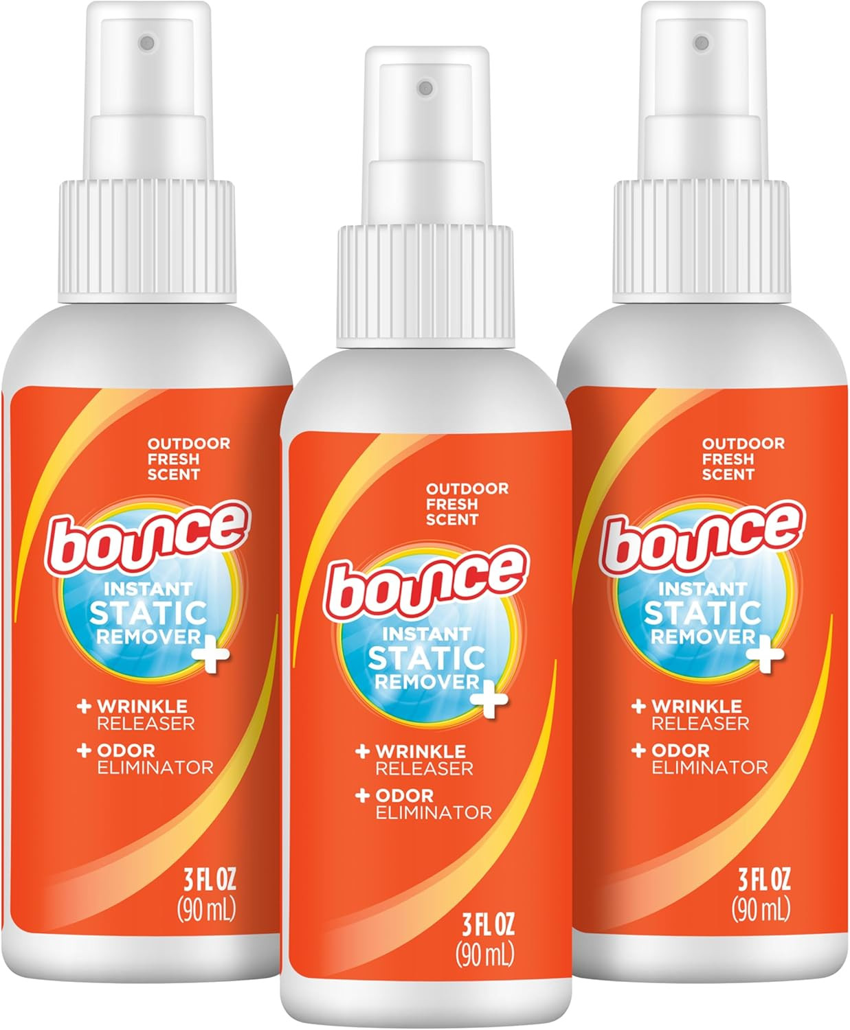 Bounce anti Static Spray, 3 in 1 Instant anti Static Spray & Instant Wrinkle Rel