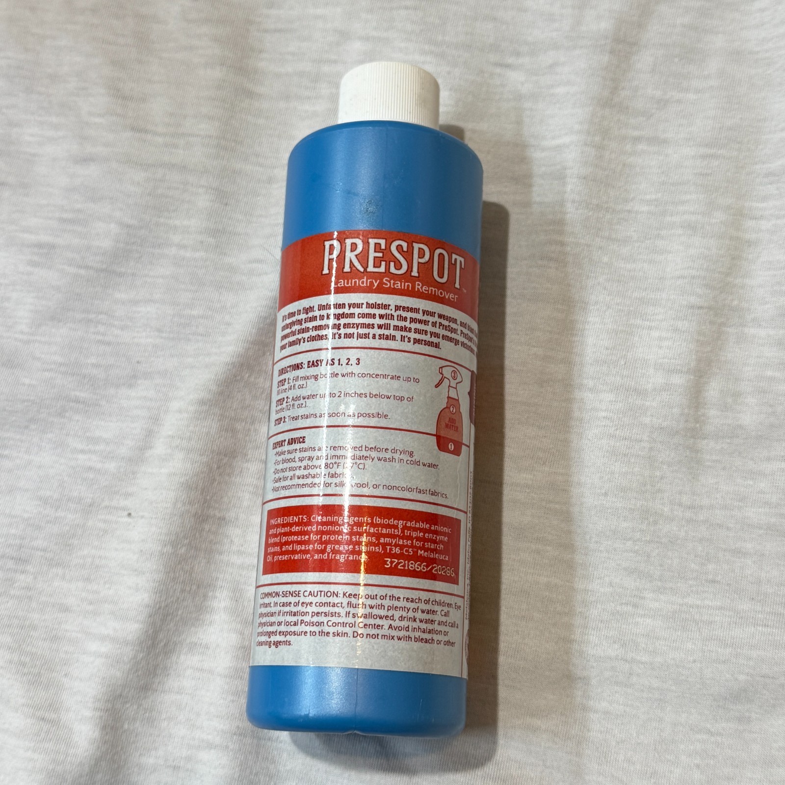 Melaleuca EcoSense PreSpot 4x Concentrate Laundry Stain Remover 8 Fl Oz / 237ml