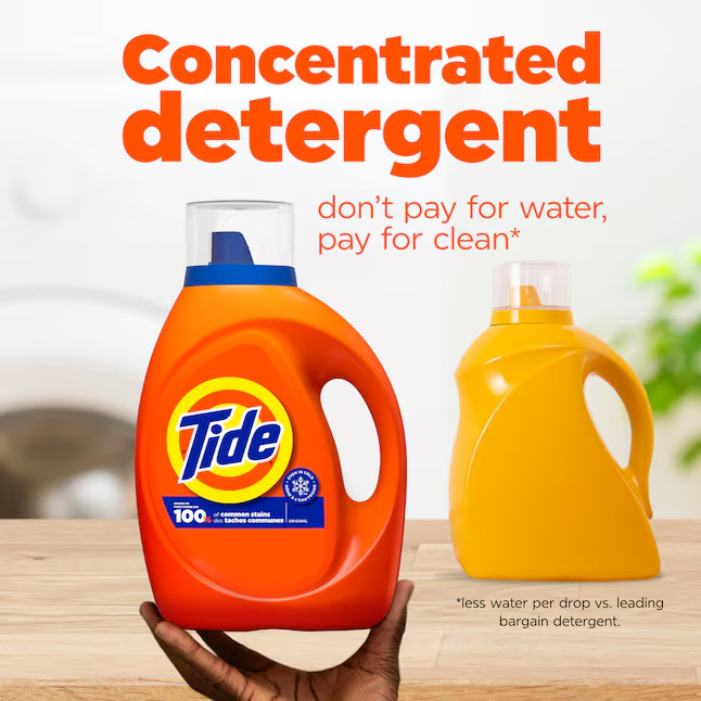 Tide Original HE Liquid Laundry Detergent 132 fl oz 100 Loads – 3 Pack