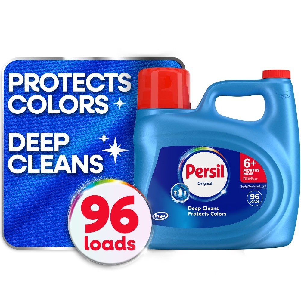 Deep Clean Liquid Laundry Detergent, Original, 126 fl oz, 96 Loads