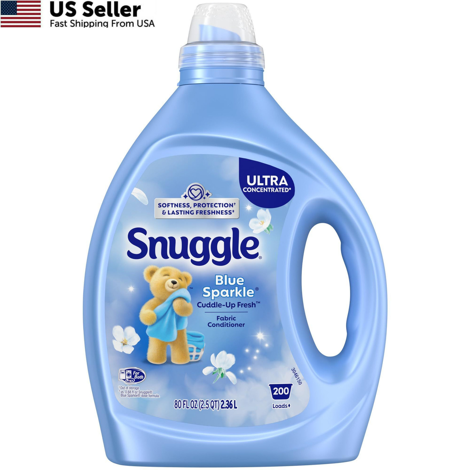 Snuggle Fabric Softener Liquid, Ultra Concentrated, 80 320 Fl Oz (Pack of 1)