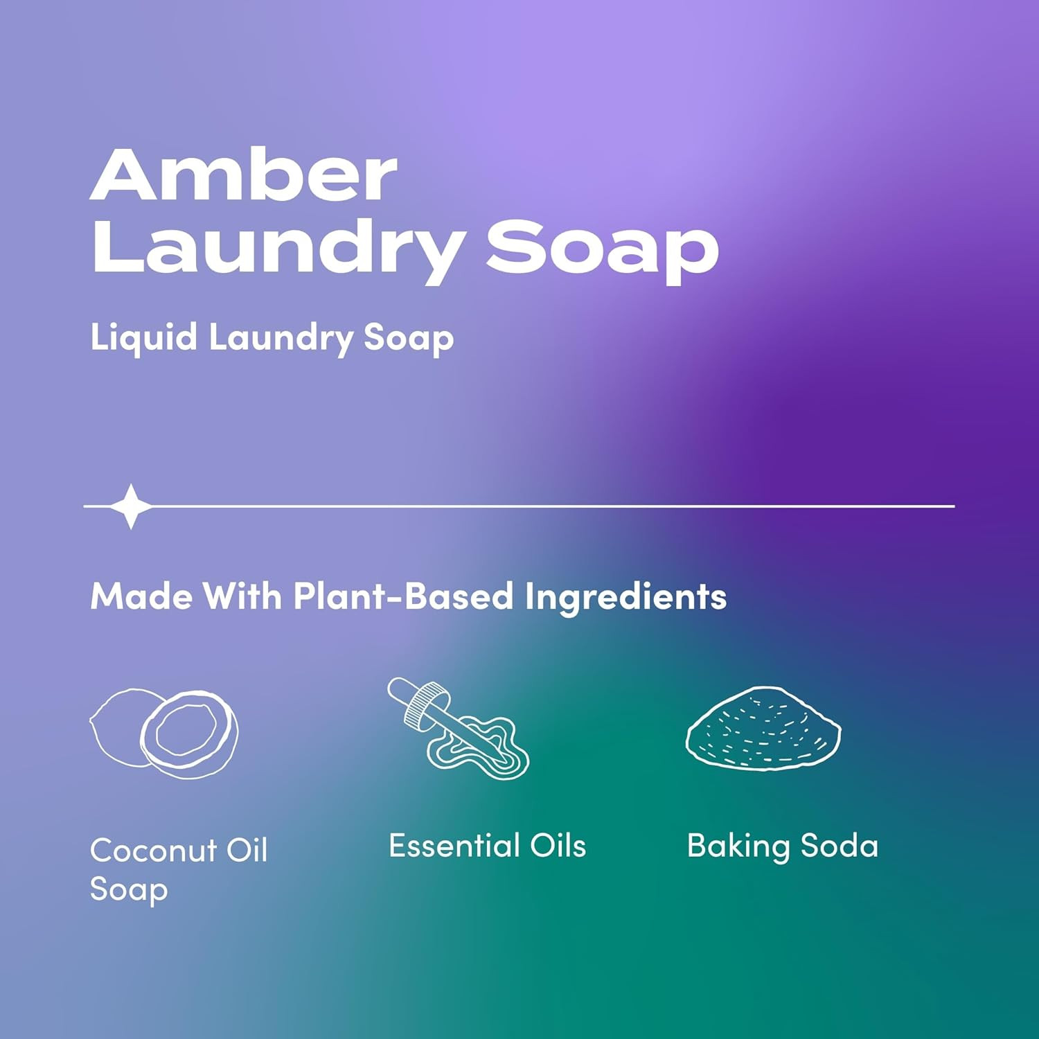 Indigo Wild Zum Clean Laundry Soap – Plant-Based Liquid Laundry Soap – Contains