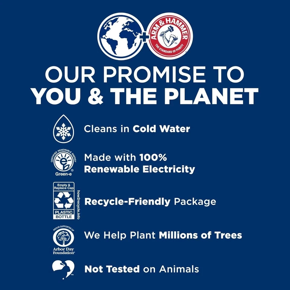ARM & HAMMER Plus OxiClean Odor Blasters Fresh Burst Liquid Laundry Detergent