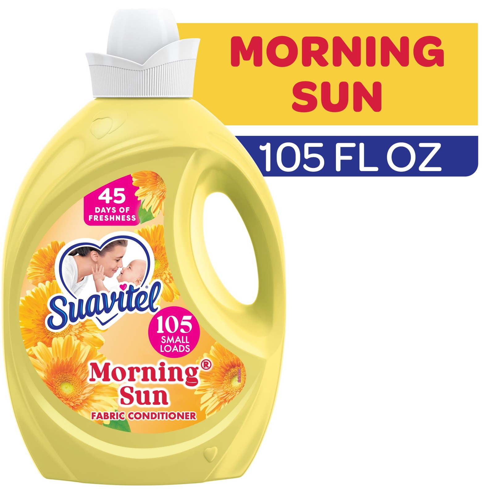 Fabric Conditioner, Liquid Fabric Softener,45Days of Freshness,Morning Sun Scent