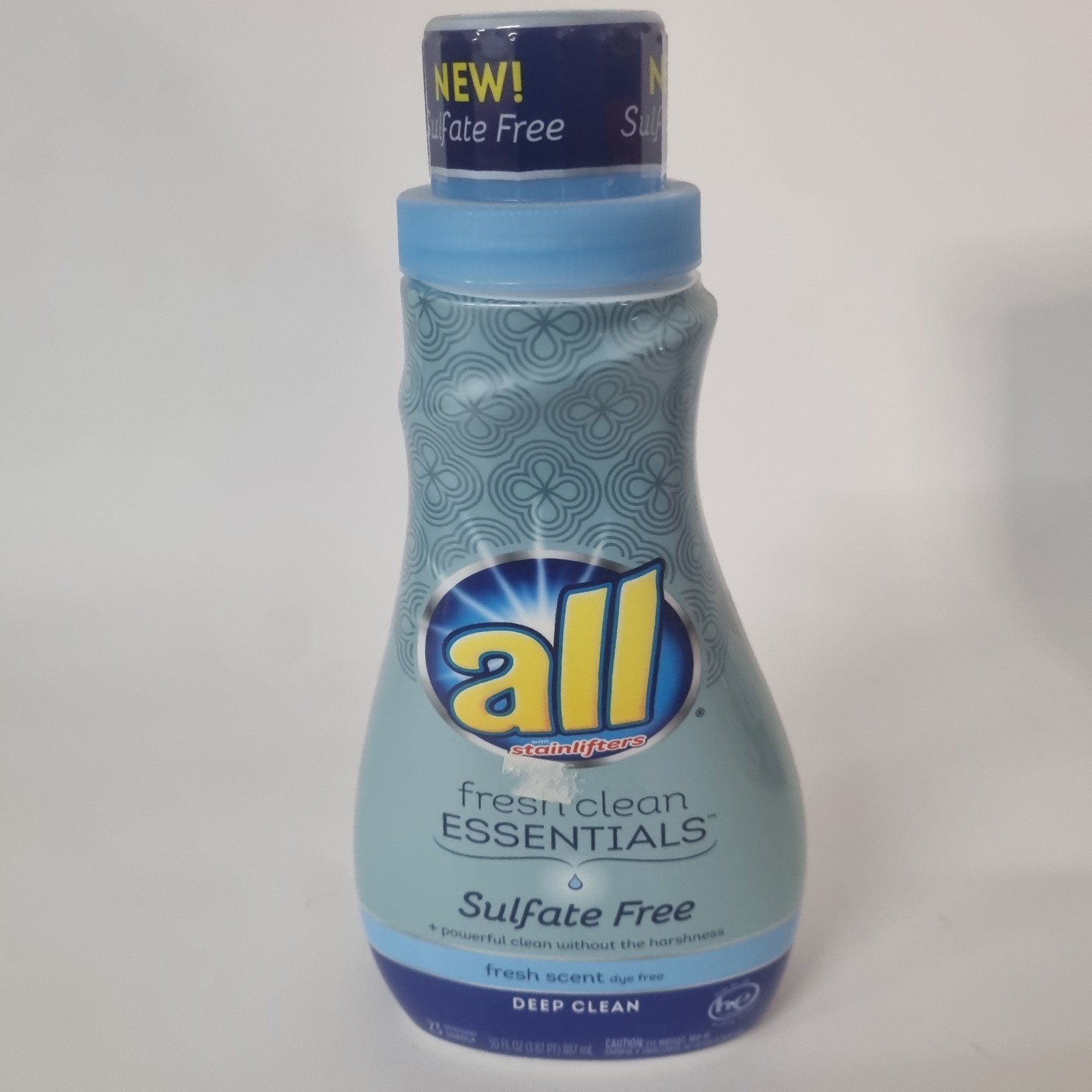 All Fresh Clean Essentials Fresh Scent Sulfate Deep Clean Laundry Detergent 30oz