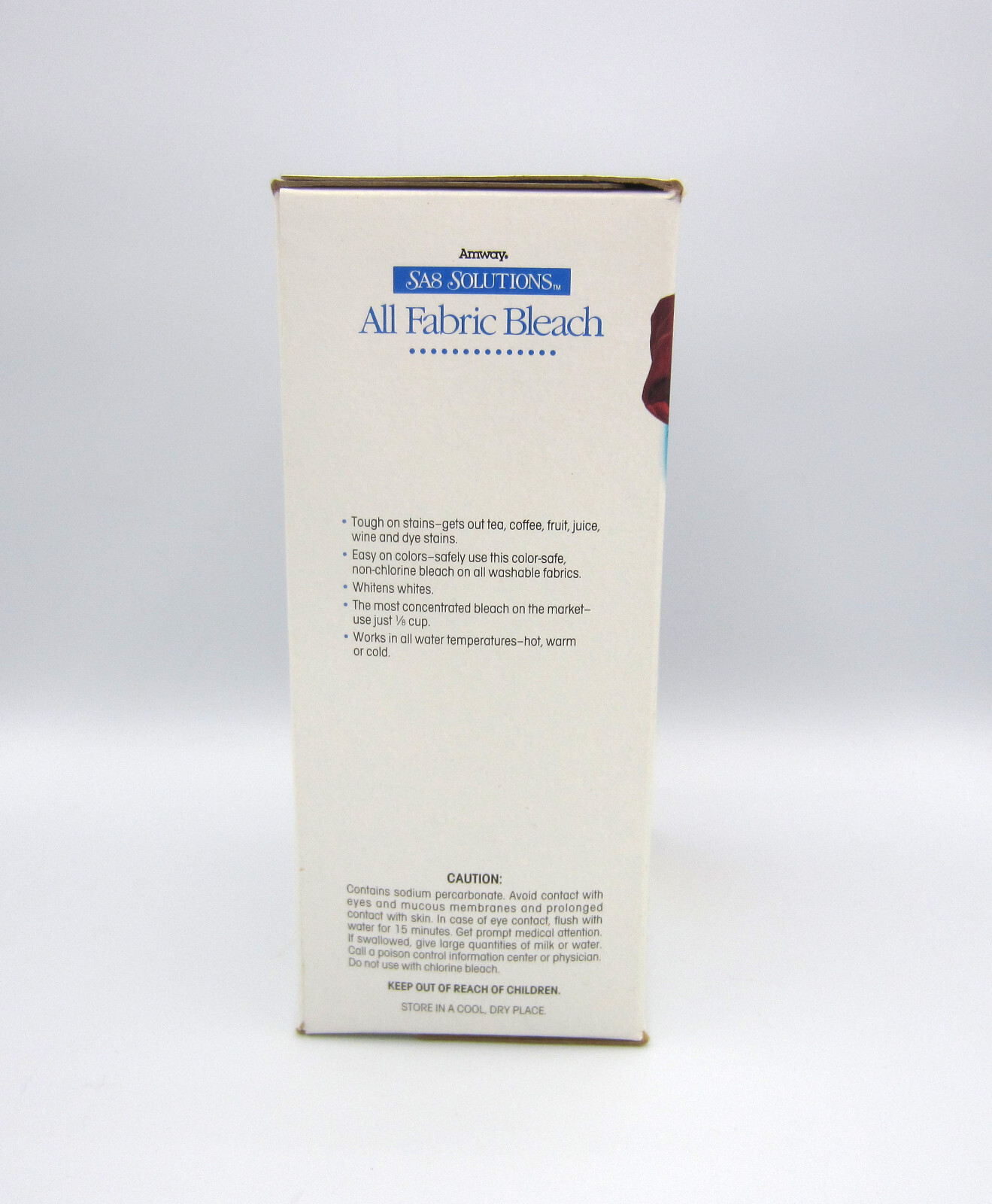 Amway SA8 Solutions All Fabric Bleach 3lbs 1997 NEW