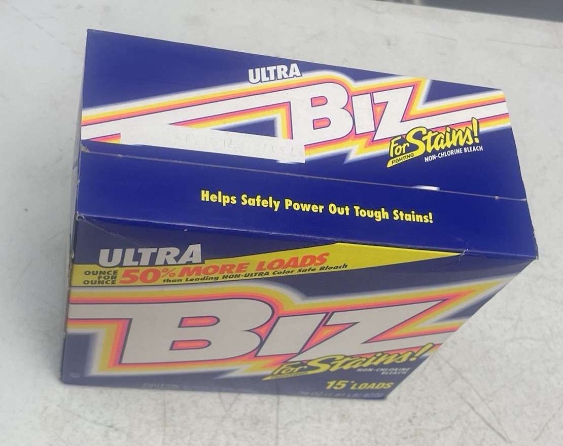 BIZ Ultra Laundry Detergent Powder Booster Stain Odor Removal 29 Oz P&G 1999