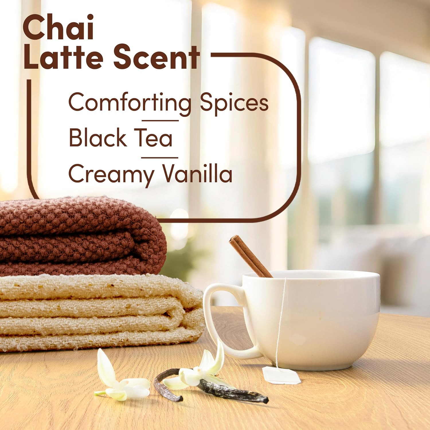 Cozy Collection In-Wash Laundry Scent Booster Beads, Chai Latte Scent, 7.8 Oz, L