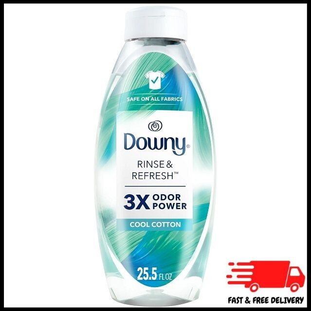 Downy RINSE & REFRESH Laundry Odor Remover and Fabric Softener, Cool Cotton, 48