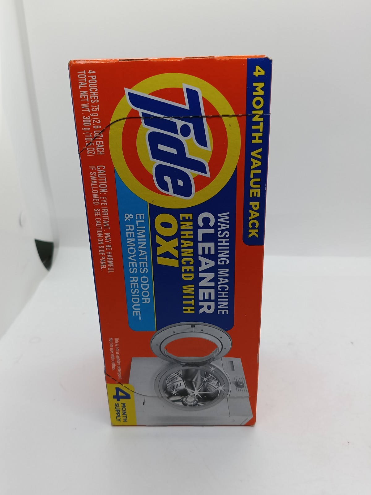 TIDE Washing Machine Cleaner OXI Enhanced Remove Odor Residue 4 Month Value Pack
