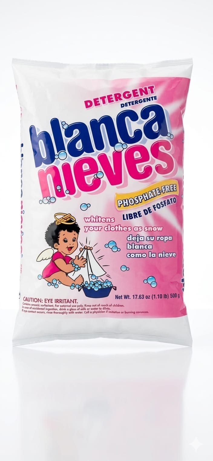 BLANCA NIEVES Powder Laundry Detergent – 17.63 Oz (500g) (Pack of 3)