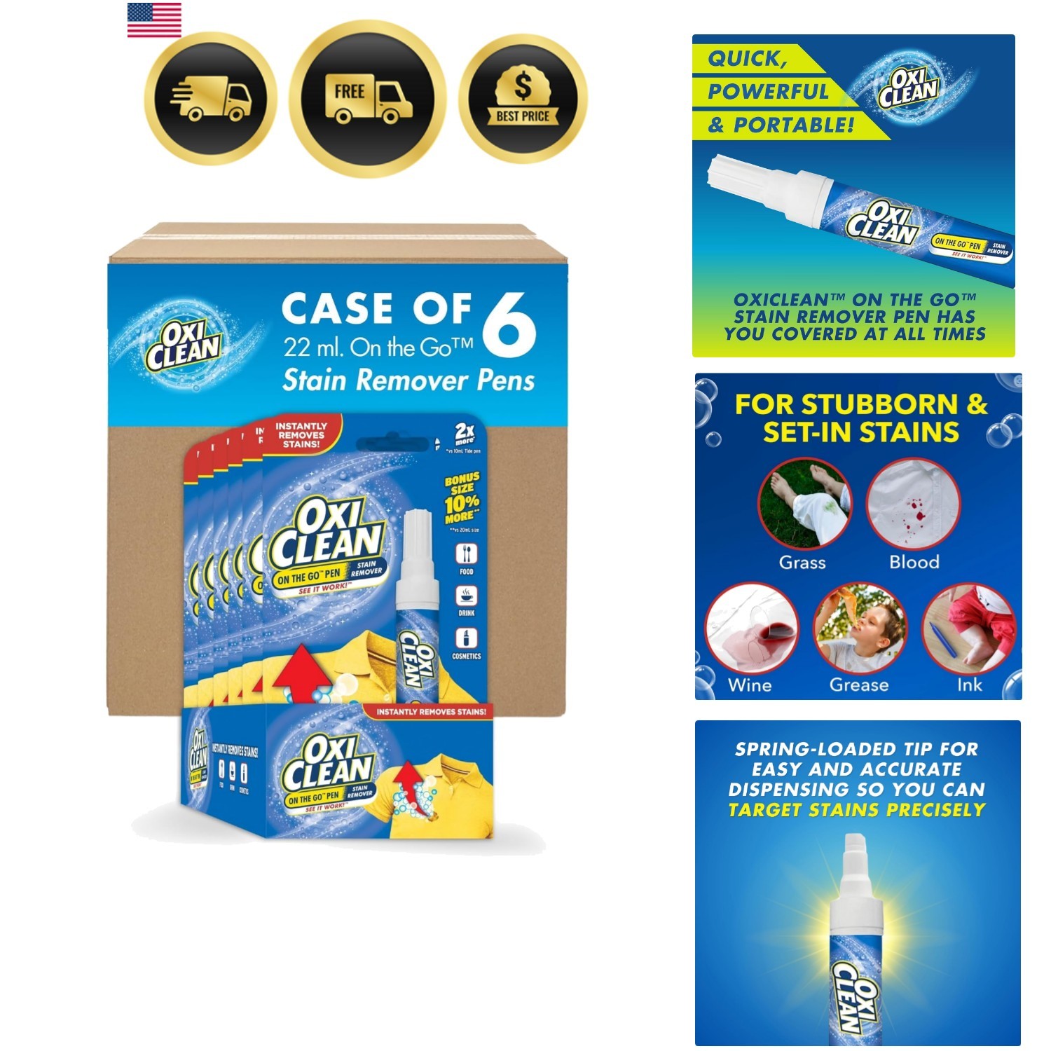 On The Go Pen Stain Remover, in Laundry Stain Remover for Clothing and Fabric…