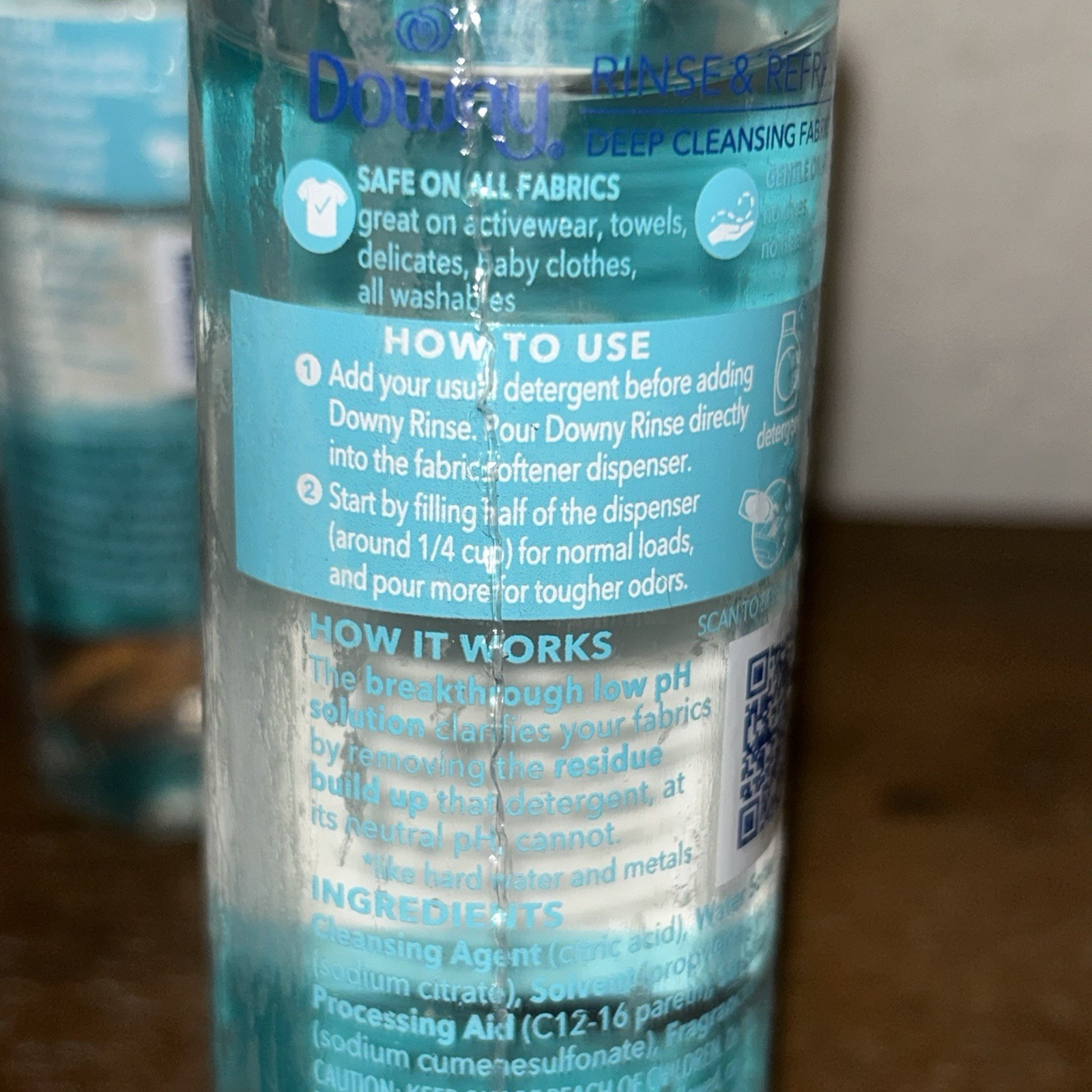 New, Downy Rinse And Refresh Cool Cotton Fabric Rinse Size 2-4 Oz