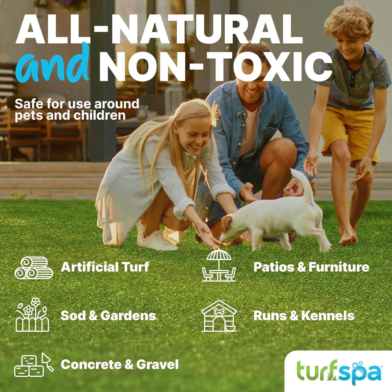 TurfSpa Urine Odor Turf Detox 2x 32oz Enzyme Cleaner Eliminator for Artificial T