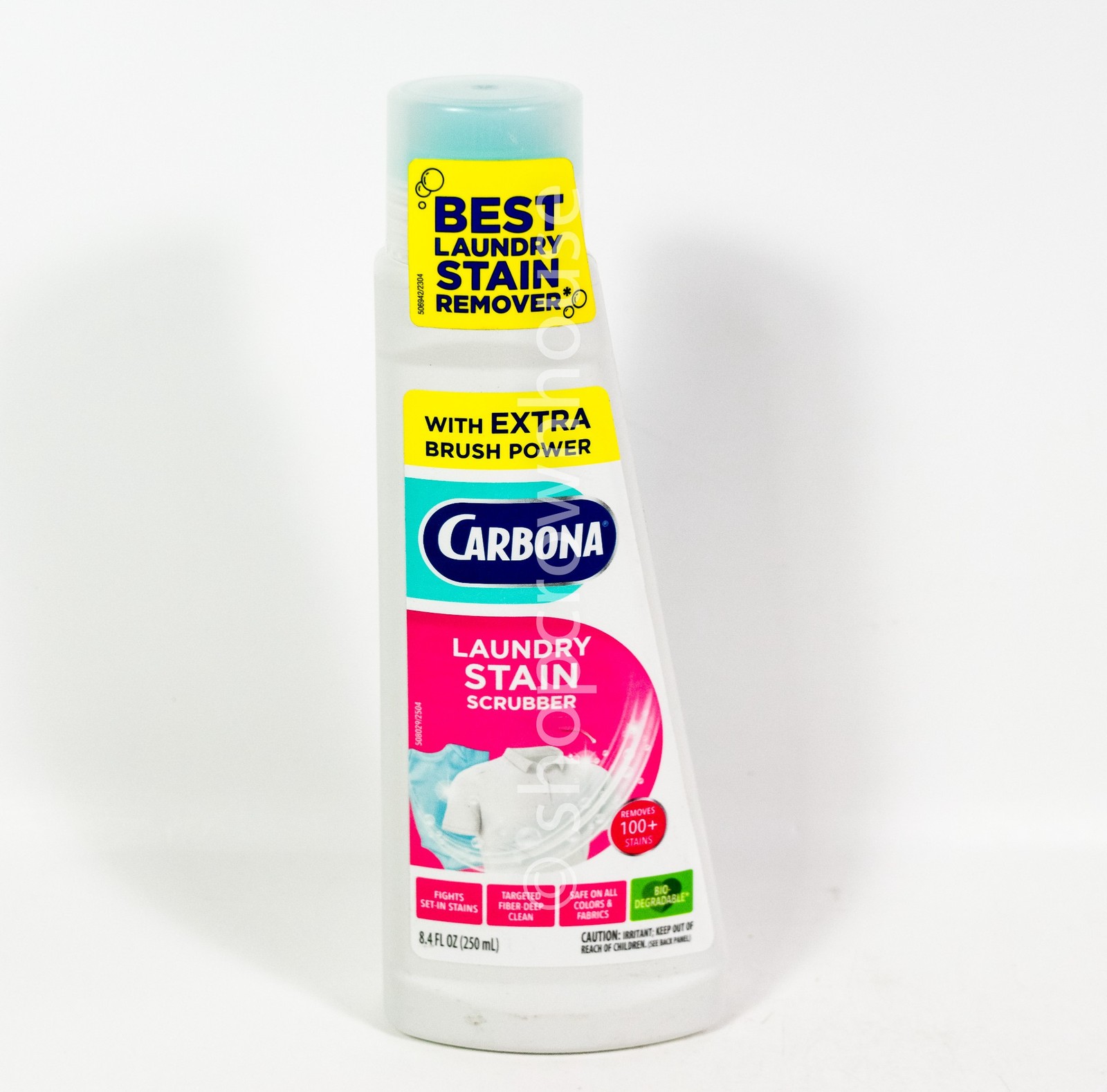 Carbona LAUNDRY STAIN SCRUBBER Natural Enzyme Formula 8.4 oz bottle