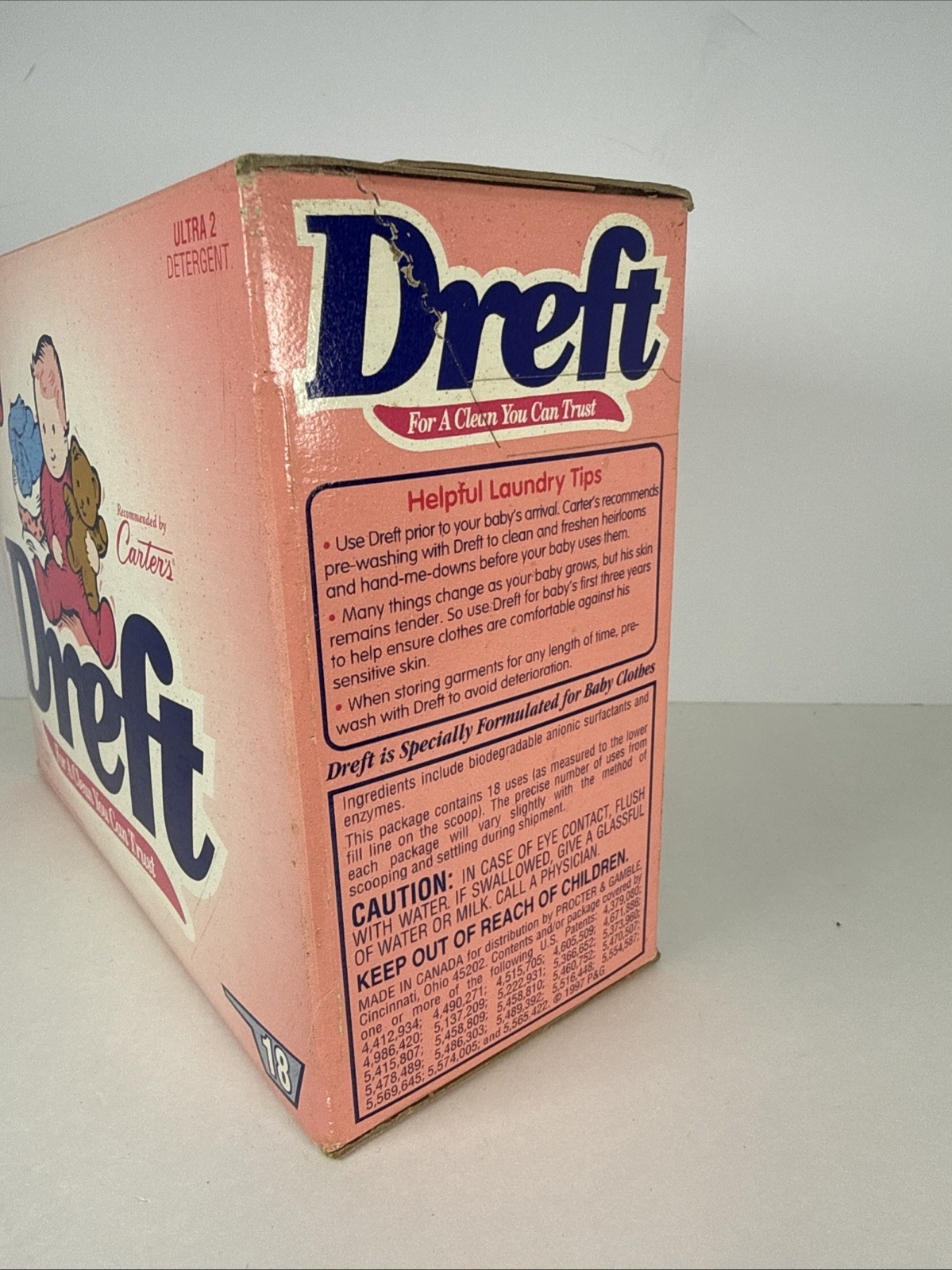 DREFT Laundry Detergent POWDER Baby 37 OZ Discontinued NOS