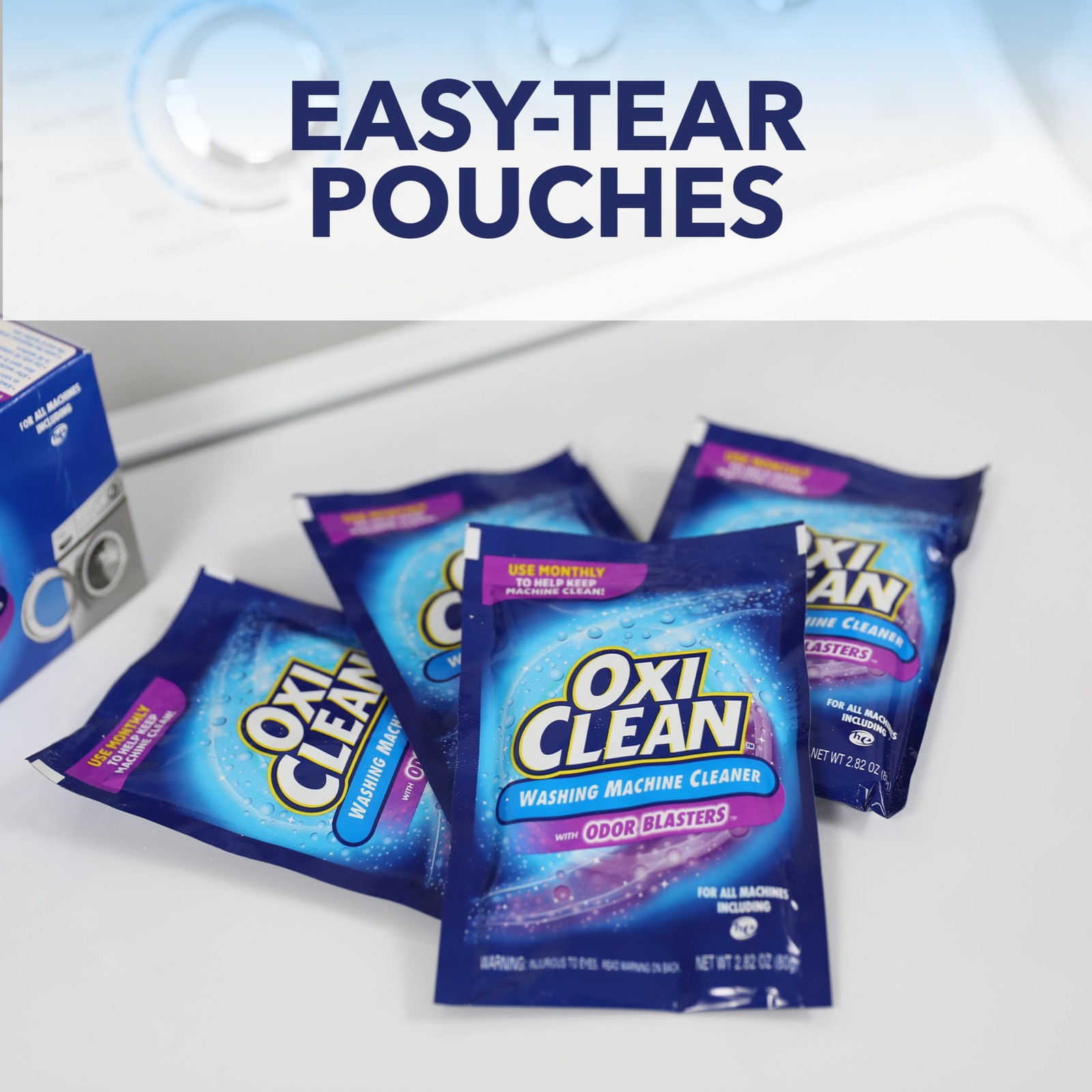 OxiClean Washing Machine Cleaner with Odor Blasters, 11.28 Ounce (Pack of 1)