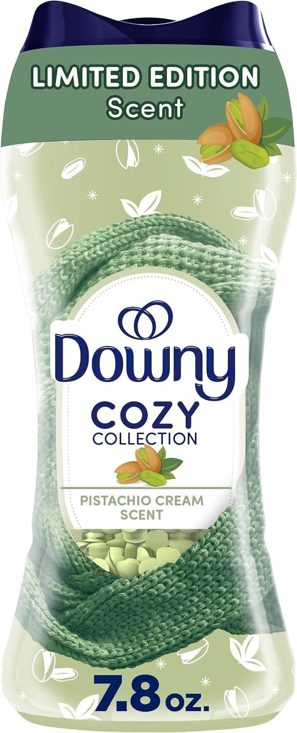 Downy Cozy Collection In-Wash Laundry Scent Booster Beads, Pistachio Cream Scent