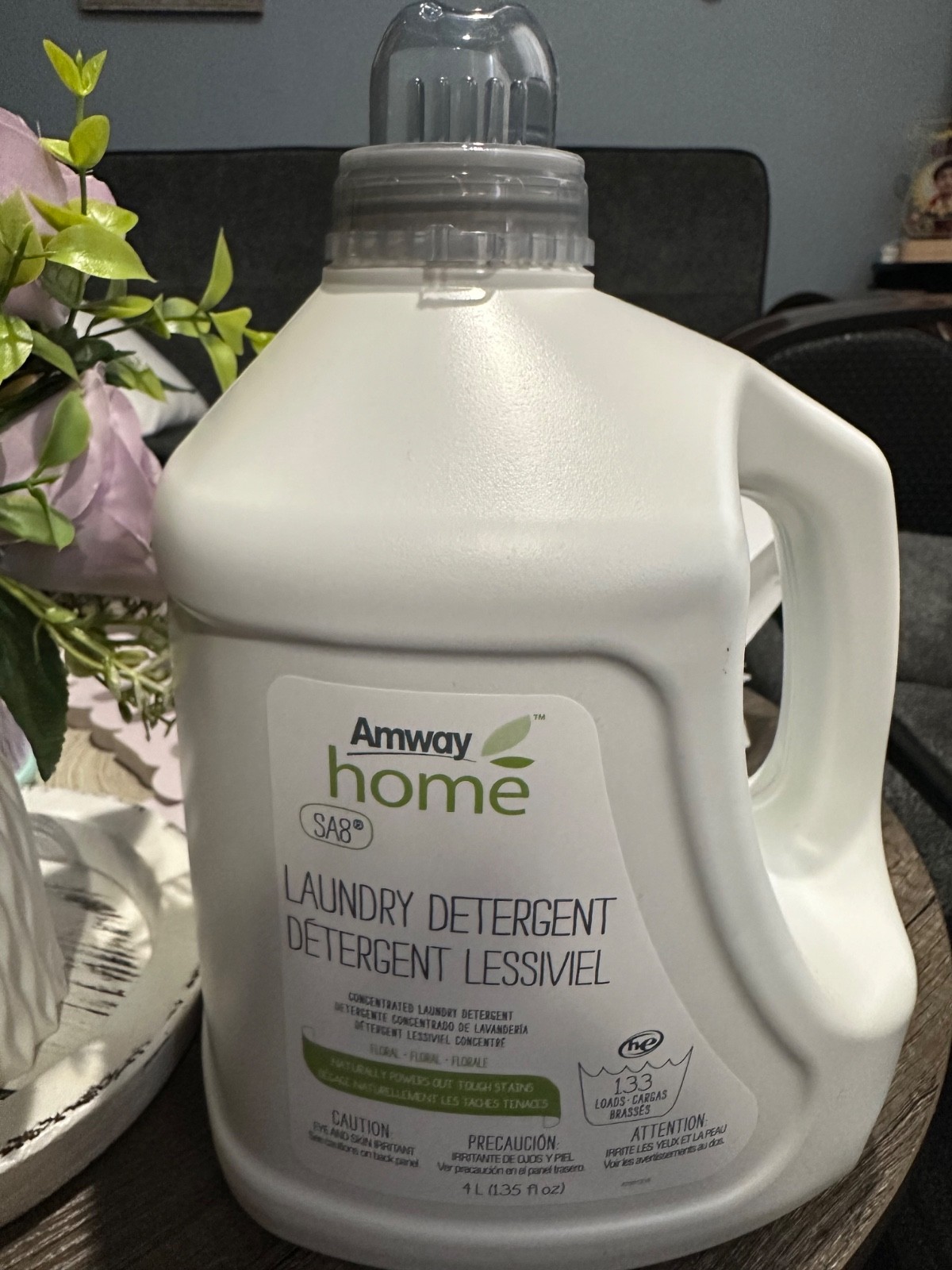 Amway Home SA8 Liquid Laundry Detergent, HE, 133 Loads, Floral