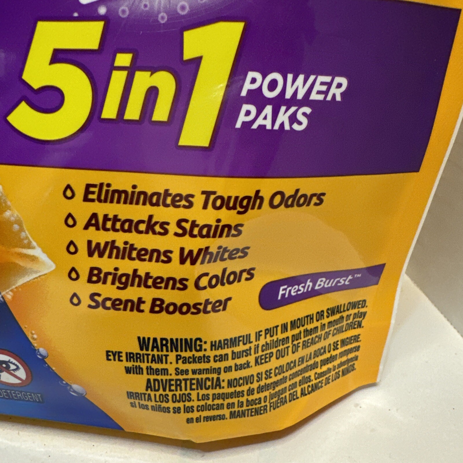 ARM & HAMMER Plus Oxi Clean 5-in-1 Power Paks Odor Blasters FRESH BURST SCENT 14