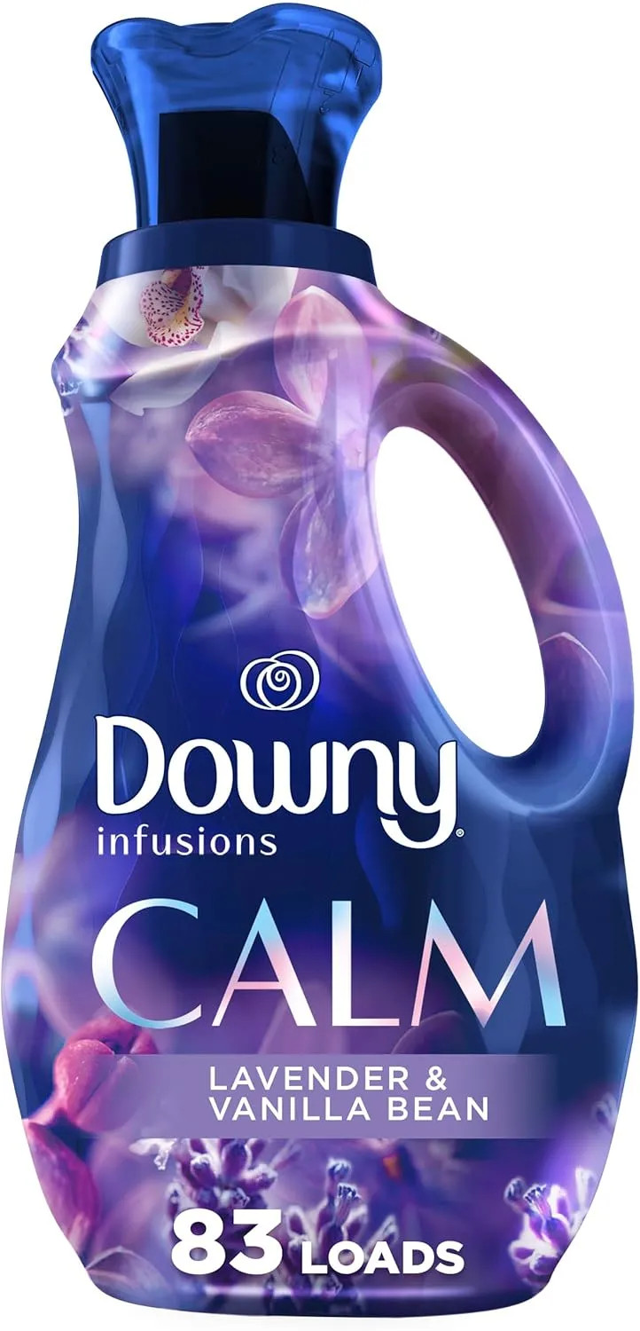 Downy Ultra Fabric Softener Liquid Calm Lavender and Vanilla Bean 56 fl oz 83…
