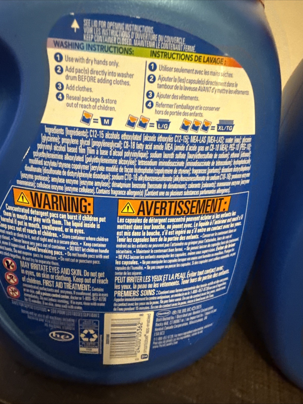 2-PERSIL 32 ULTRA PACS EACH-OXI POWER ODOR FIGHTING. BOTH NEW