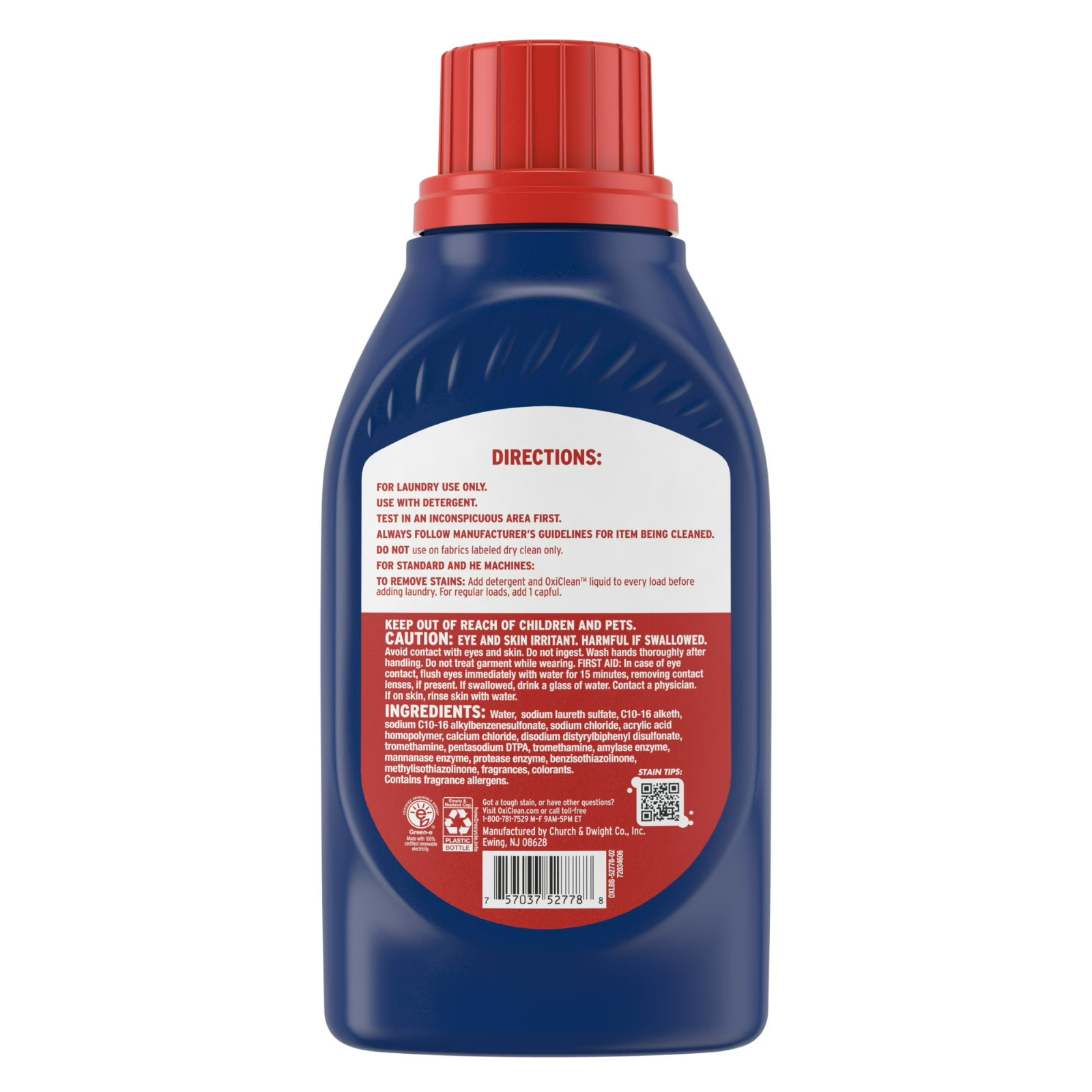 OxiClean Max Force Advanced Stain Remover Liquid, Gentle Color-Safe 45 fl oz
