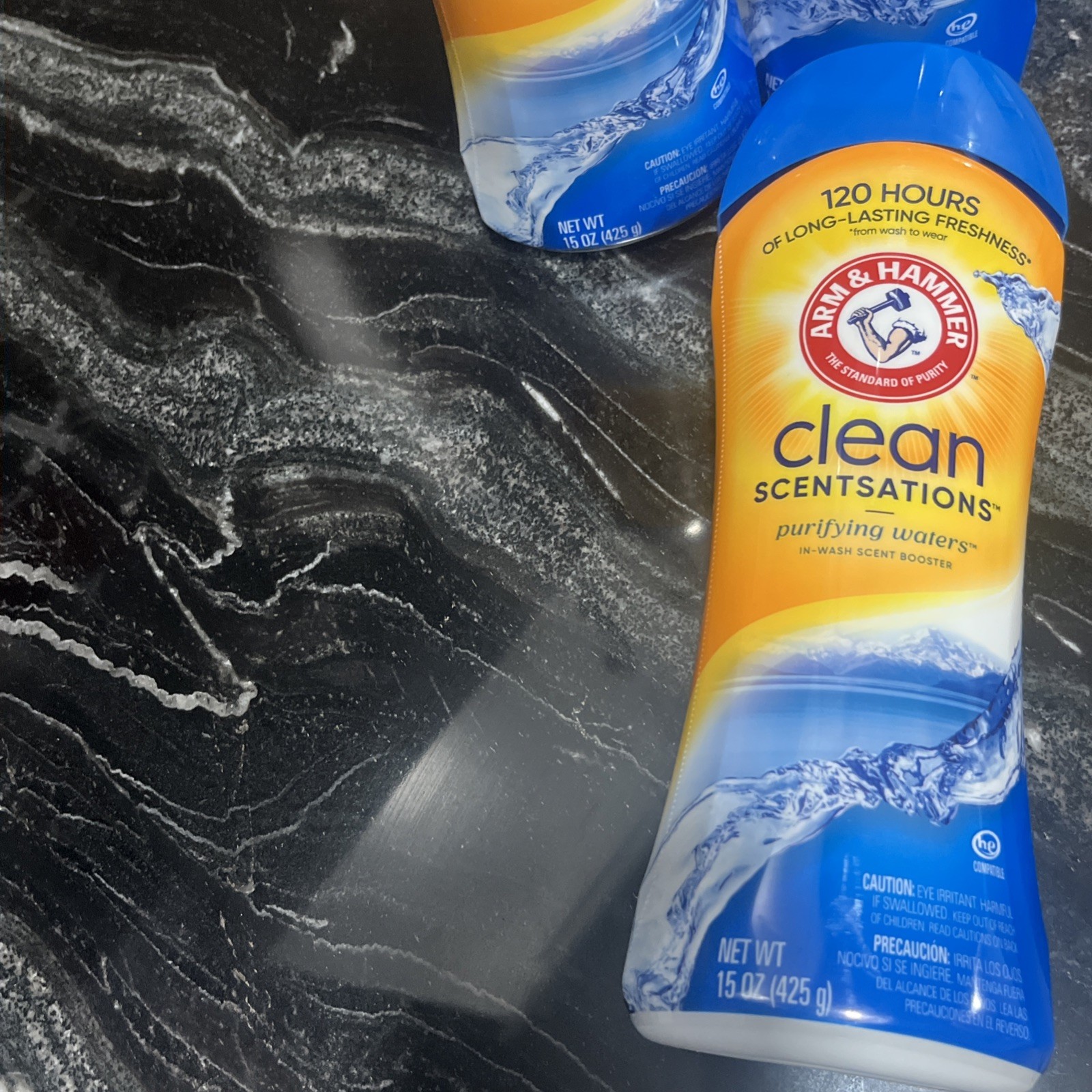 Arm & Hammer Clean Sensations Purifying Waters In-Wash Scent Booster, 15-oz (x1)