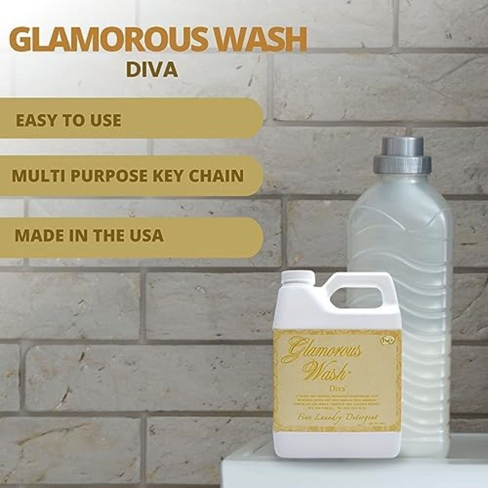 Tyler Candle Company Glamorous Wash Diva Scented Fine Laundry Detergent – 32oz