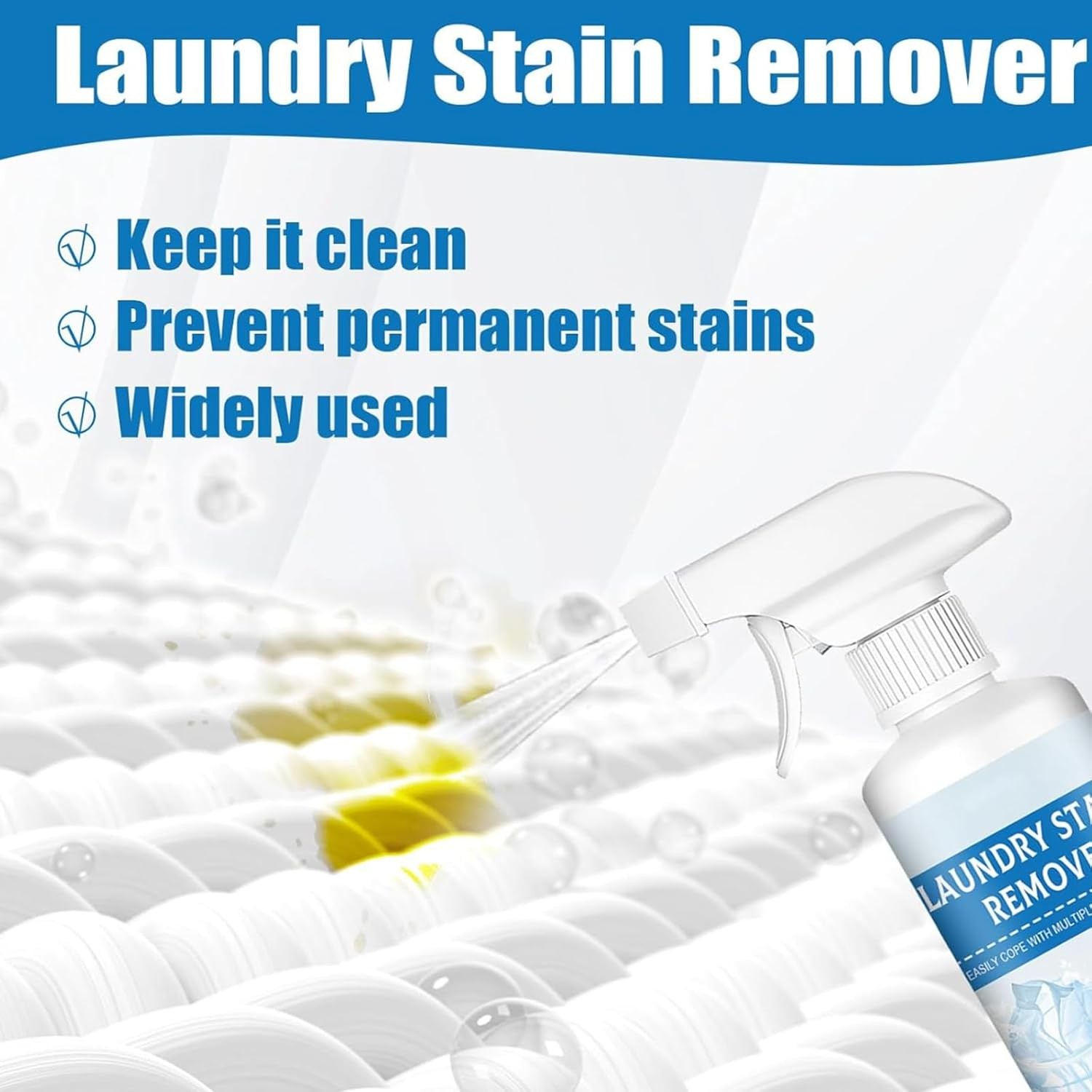 Clothing Emulsifier Stain Remover, Non Ionic Emulsifier Clothing Cleaner 300ml