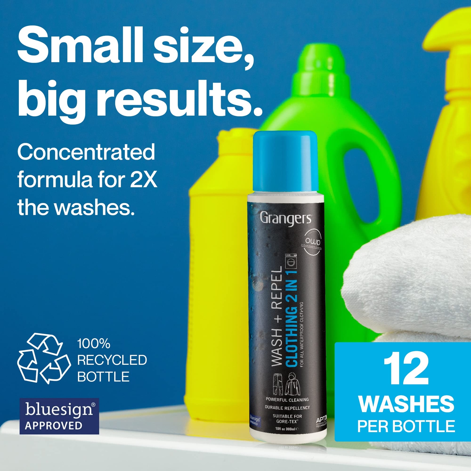 Granger 10 Fl Oz Laundry Detergent One Step Water Repellent Cleaning Solution