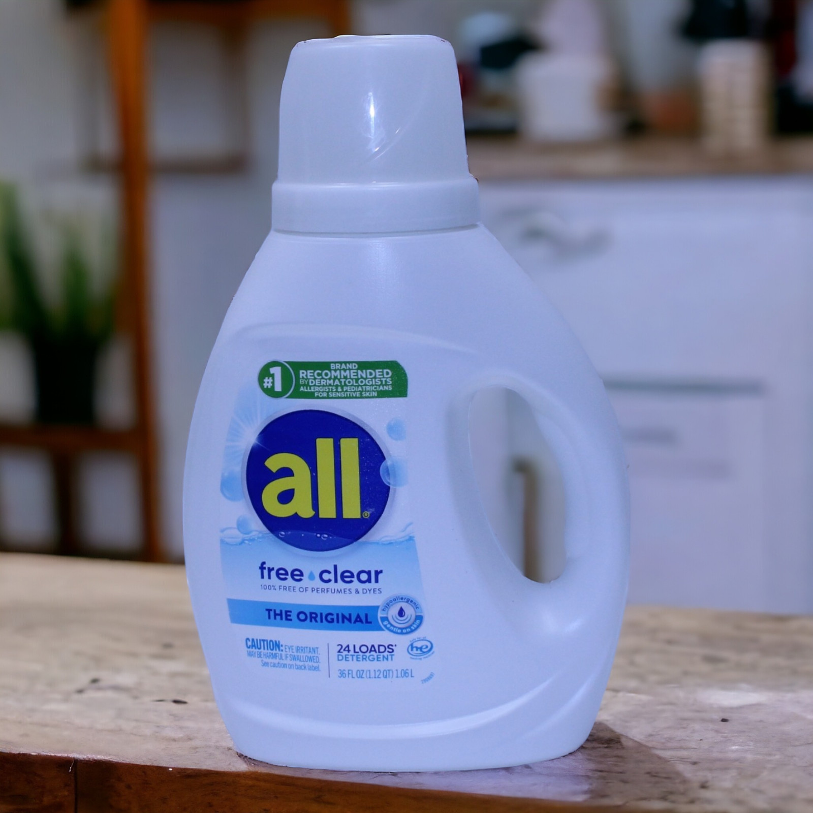 All Free and Clear Liquid Laundry Detergent 36 Oz Bottle