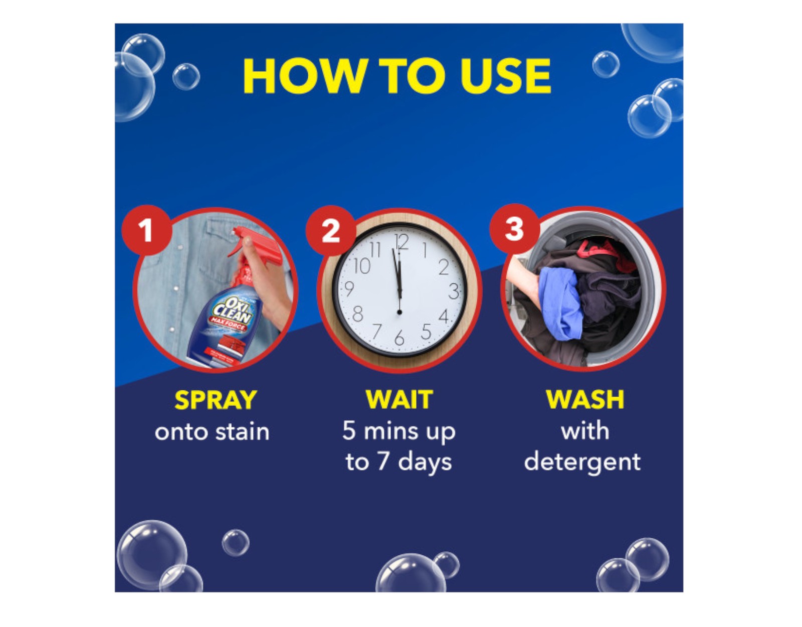OxiClean Max Force Laundry Stain Remover Spray Refill, 48 fl oz​