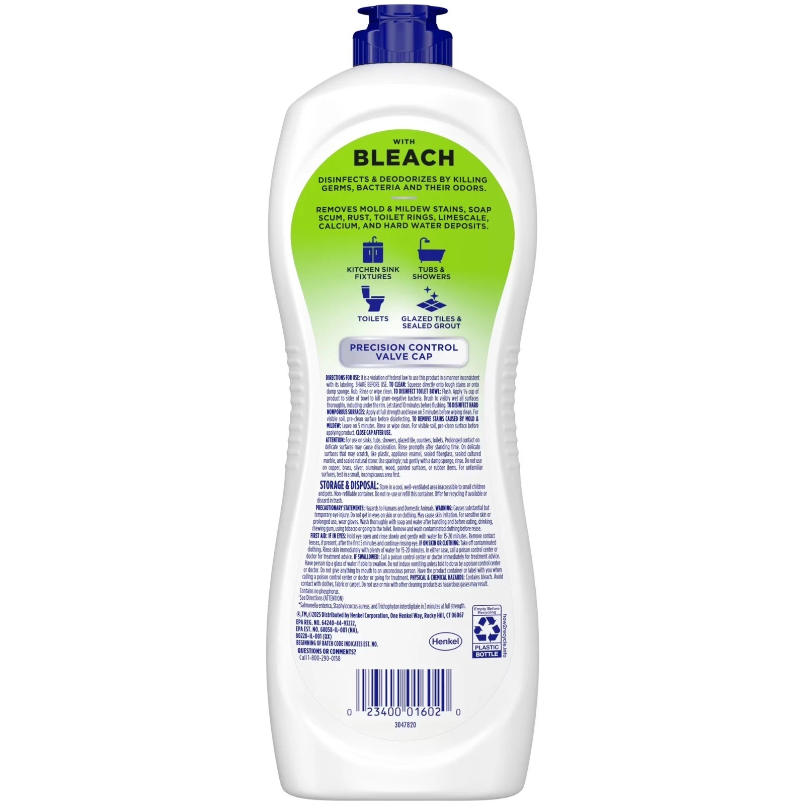 Soft Scrub with Bleach Cleaner 24 oz Bathroom & Kitchen Surface Cleaner
