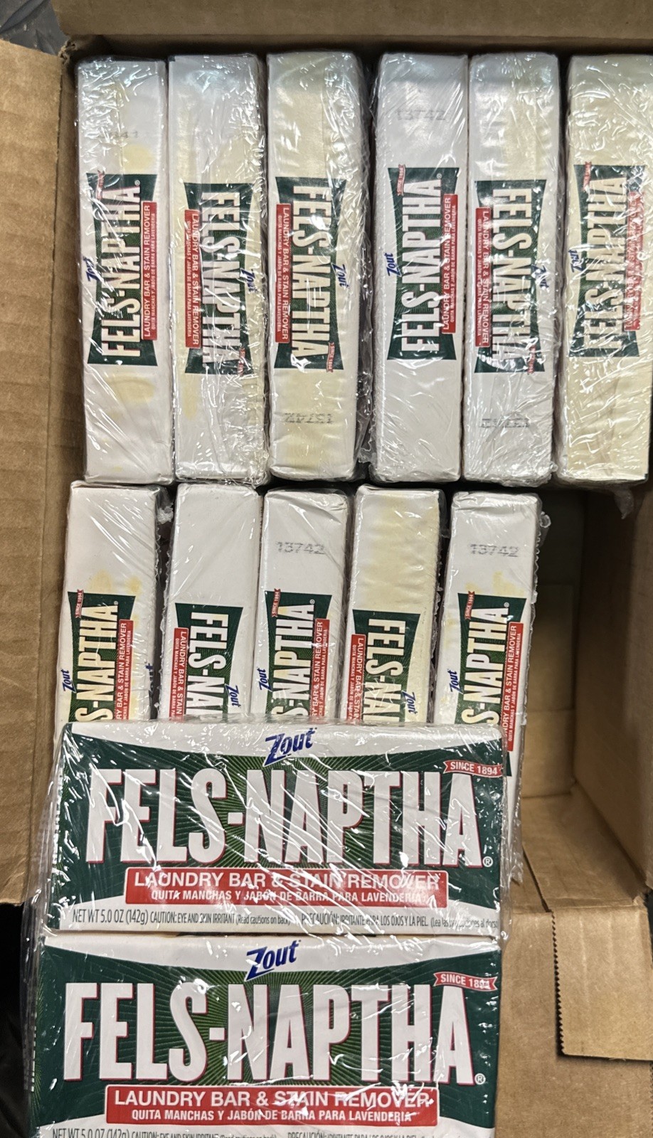 💪Purex -24 Fels-Naptha Laundry Soap Bars 5oz+2 Pouches Stain Remover Bundle