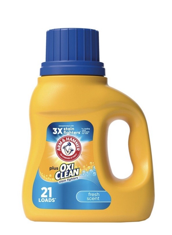 Arm & Hammer Plus OxiClean Liquid Laundry Detergent Fresh Scent 21 Loads