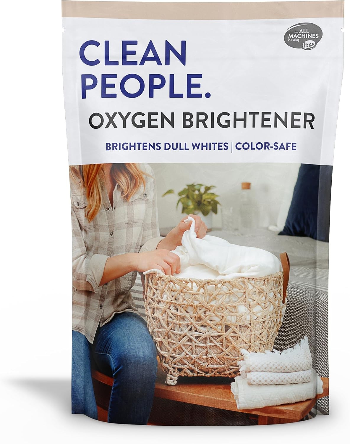 Oxygen Brightener Stain Remover Bleach Alternative Simple Ingredients 79oz 2Pack