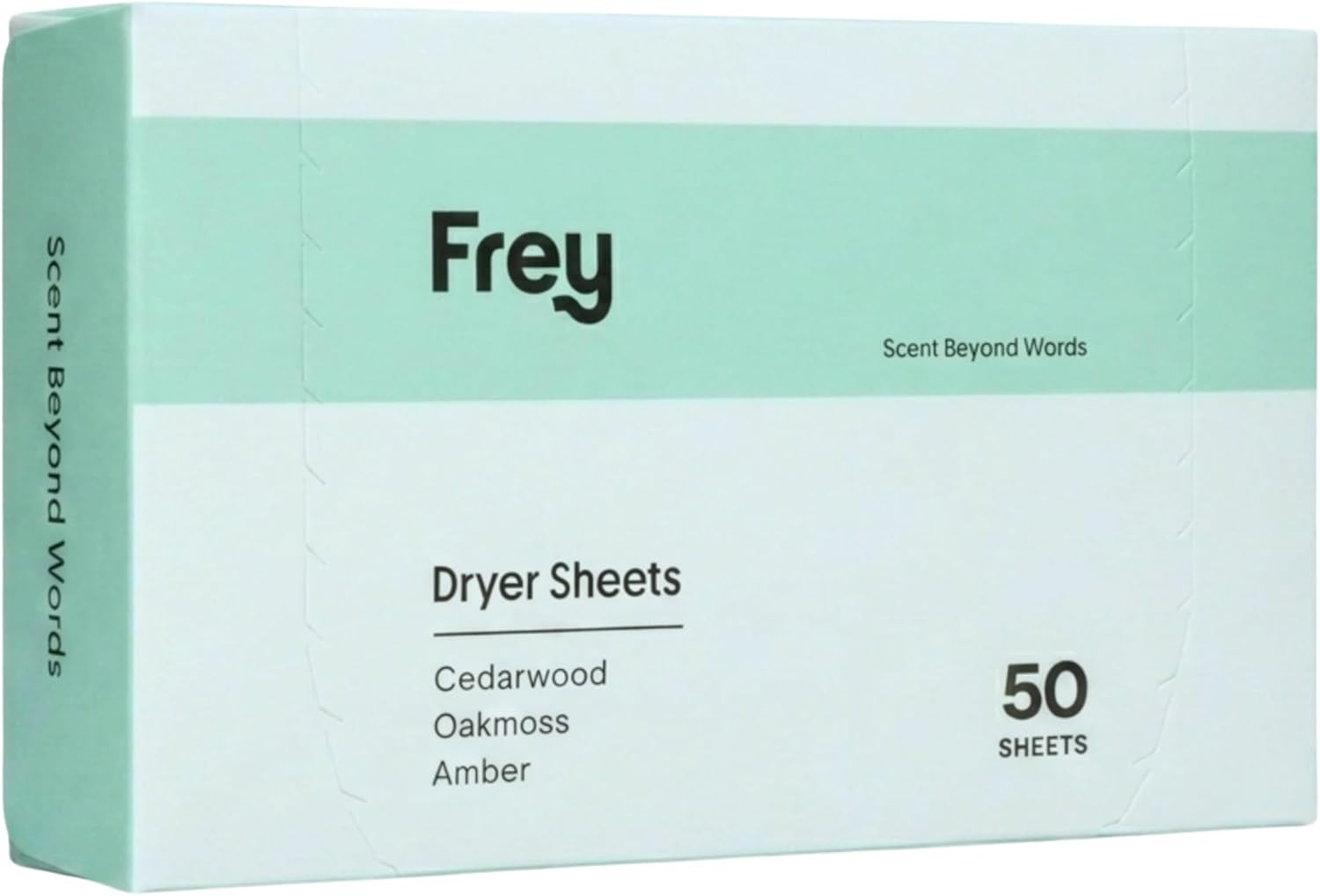 FREY Naturally Scented Dryer Sheets | Eco Friendly Fabric Softener for Static Co