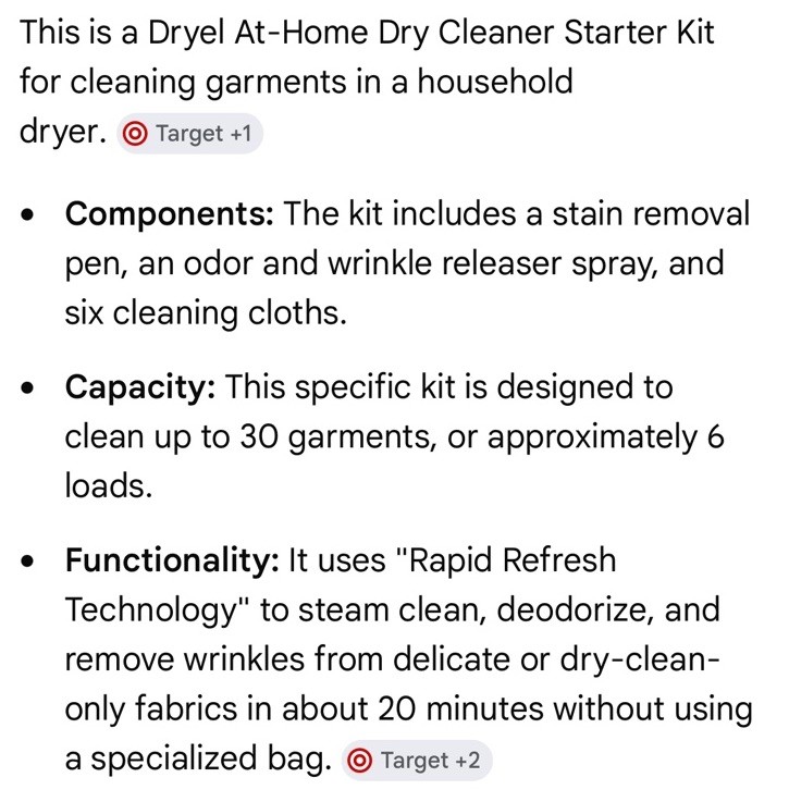 Dryel At-Home Dry-Cleaner Kit 6 Loads Breezy Scent Stain Pen Odor Remover