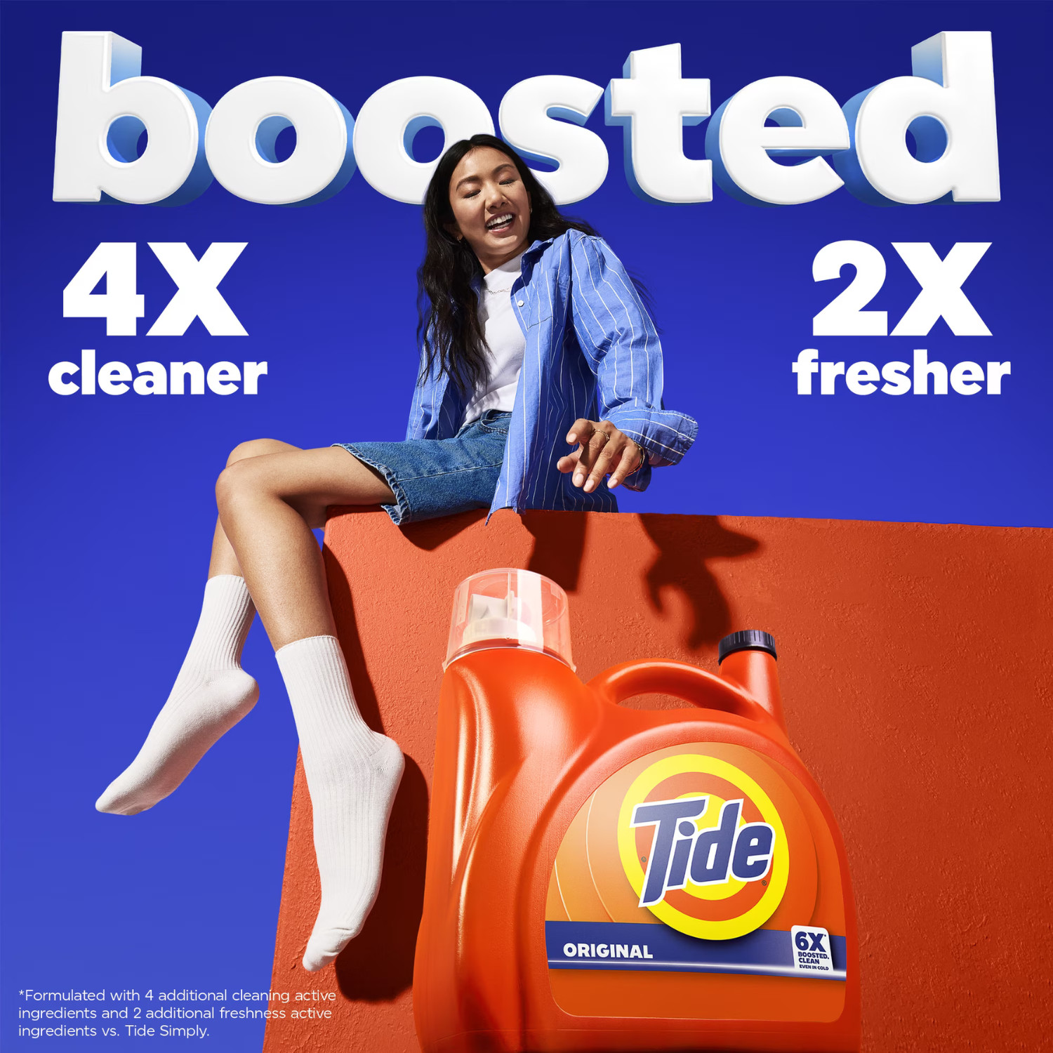 Tide Liquid Laundry Detergent Original 125 fl oz 100 Loads 2-Pack HE