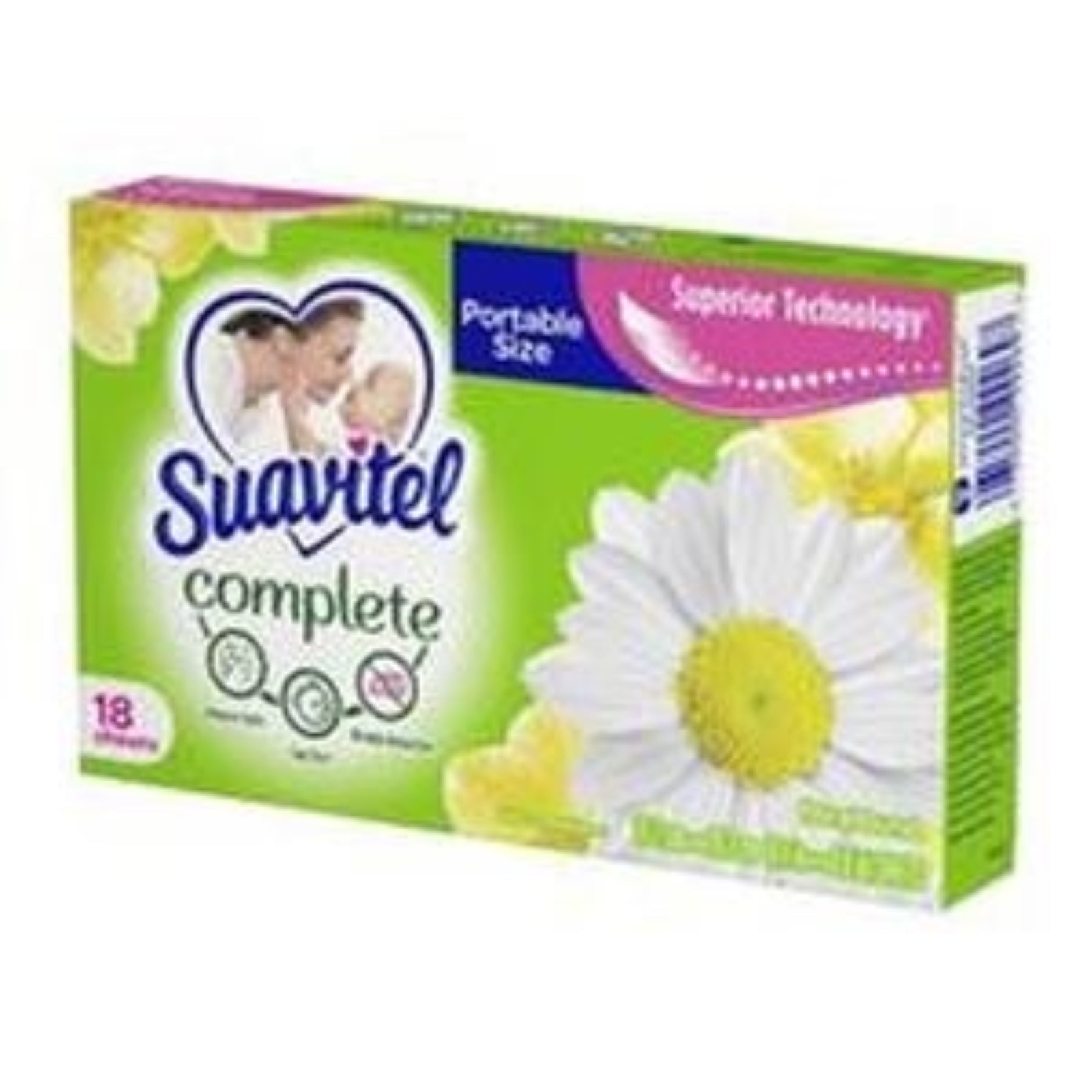 Suavitel Fabric Softener Dryer Sheets – Floral Burst, 36 Count