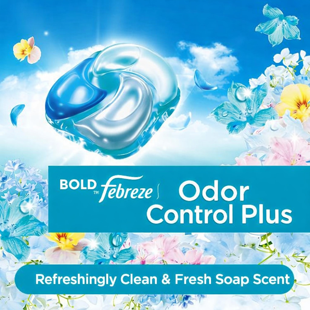 P&G Bold 4-in-1 Laundry Detergent Gel PODS -27 or 28 Count (Japan Import) 2x Bag
