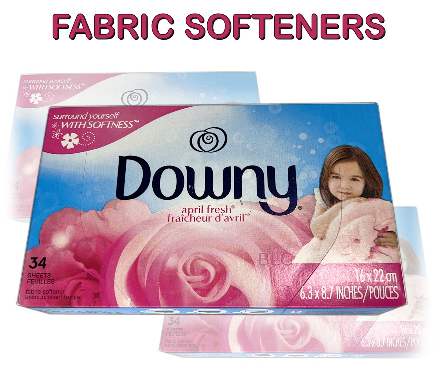Downy APRIL FRESH Scented Fabric Softener Dryer laundry Sheets 34 Sheets (1 Box)