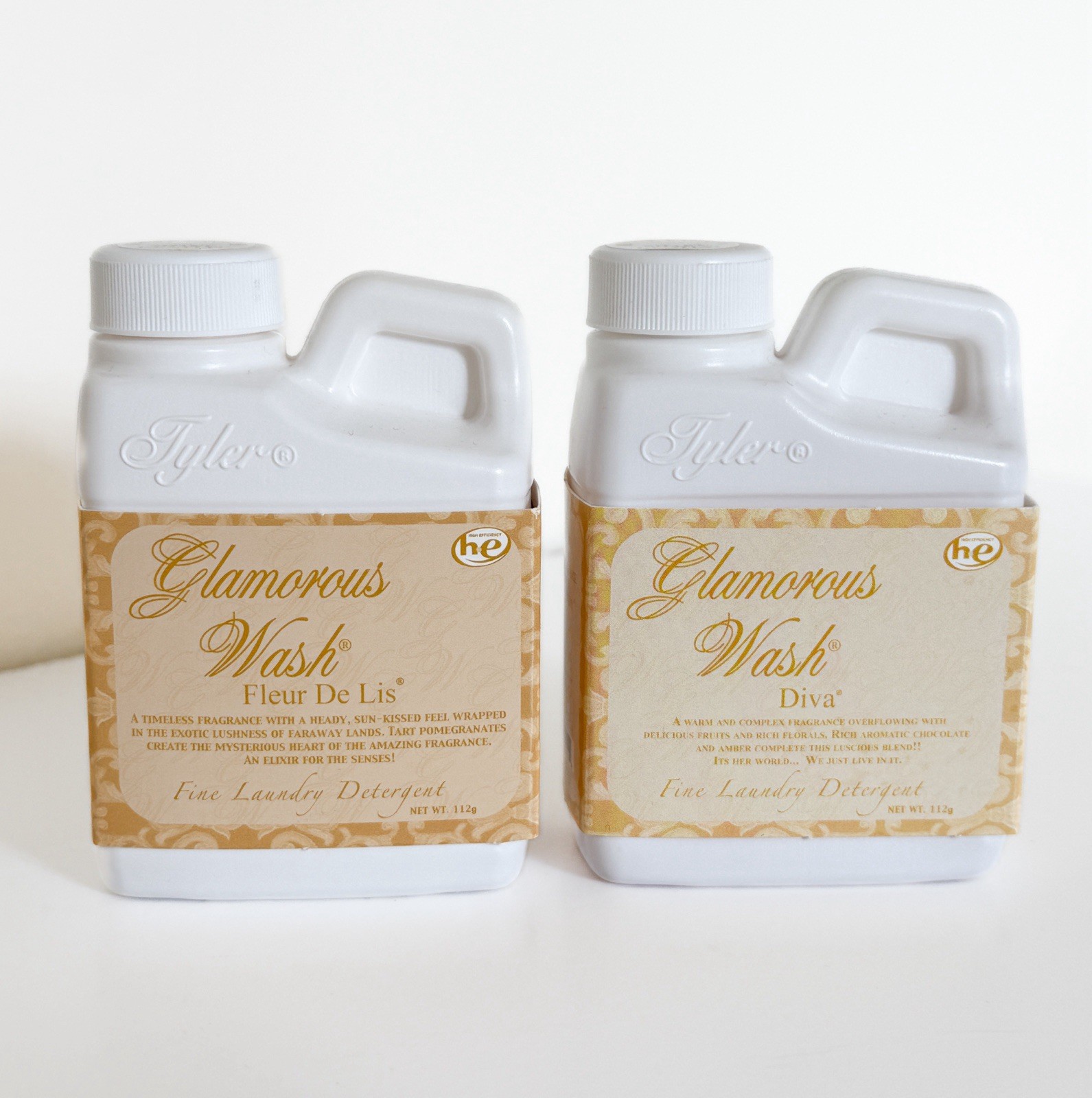 2 Minis – Diva & Fleur De Lis Laundry Detergent SEALED Tyler Candle Co 4oz